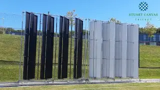 New Rotating Tracked Cricket Sightscreen by Stuart Canvas