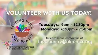 Feeding Hope Food Pantry: Volunteer With Us!