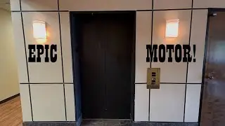Cary, NC: Otis Hydraulic Elevator at 1140 Kildaire Farm Rd. EPIC MOTOR ALERT!