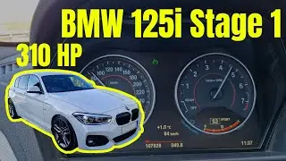 BMW 125i Stage 1 Acceleration | 310 HP & 470 NM