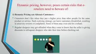 Dynamic pricing in E-commerce using Machine Learning