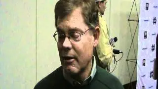 Notre Dame safeties coach Bob Elliot (Feb. 10, 2012)