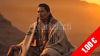 Desert Sunset Reflection &mdash; Native American Landscape HD Stock Footage