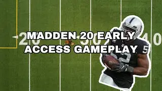 Playing MADDEN 20 Early Access on Xbox