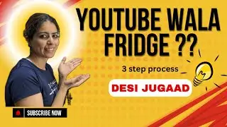 YouTube Wala Fridge ?? | Smart Kitchen Hack to watch recipes in kitchen 👩🏻&zwj;🍳🥘