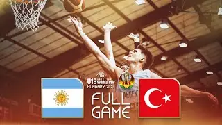 Argentina v Turkey | Full Basketball Game |FIBA U19 Basketball World Cup 2023
