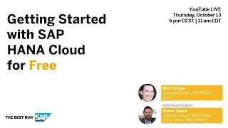 Начало работы с SAP HANA Cloud бесплатно