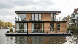 Dutch Woonark Houseboat Tour | Floating Home Design, Interior & Lifestyle Explained