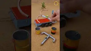 Mini Water Well And A Plant Tree Rural Project #shorts