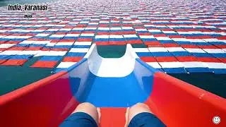 Surreal Dives & Cliff Jumps into 12 Seas of Flags (Part 3)  AI VIDEO | ASMR AI
