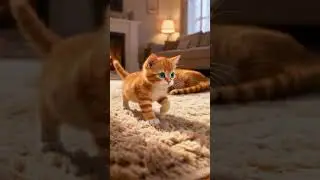 IBU DAN ANAK KUCING #kartunanak #animation #hewanlucu #cartoon #cat #viral #love #animasulucu