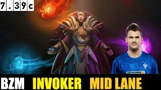 🤯 BZM [INVOKER] MID 7.39C - DOTA 2 HIGHEST MMR MATCH#dota2   #dota2gameplay #bzm