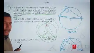 Class 9th maths chapter circle 🔵 important question 