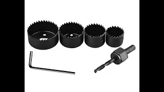 6 পিস হোল স&rsquo; সেট DIY | 6Pcs Hole Saw Drill Bit Set 32mm to 54mm For Wood & DIY Use | 📞01333105717
