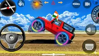 Modified Mahindra Thar 😈 ( Indian car simulator 3D games ) kar wala game 💪