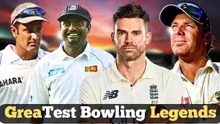 Top 50 Greatest Bowling Legends in Test Cricket | Most Wickets All Time #cricket #testcricket 