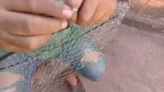 Colocando redinha no passagua..