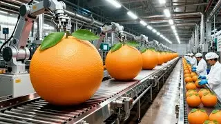 Inside the Biggest Orange Farm & Factory &ndash; From Seed to Harvest (Full Process) #OrangeFactory