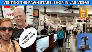The REAL Pawn Stars' shop and Counting Cars in Las Vegas | Rick and chumley was there ! | ENGLISH CC