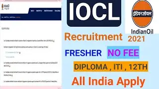 IOCL Southern Region Apprentice 2021