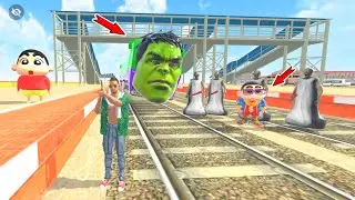 😱 Hulk Ki Dangerous Train Ne Sab Kuchh Uda Diya! Control Hi Nahi Hui 😨 | Indian Theft Aura Simulator