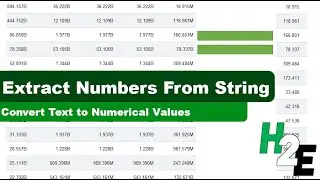 Extract Numbers From String in Excel