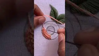 Very gorgeous embroidery flower design|embroidery short video| kadhai short video|embroidery