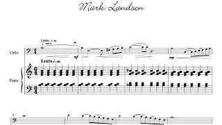 Dream on a Cirrus Sky - Mark Landson - Cello and Piano - Score video