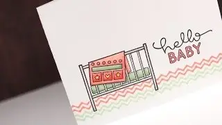 NEW Spring Release - Hello Baby Card
