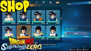 FULL SHOP! VOICE LINES CLOTHES MUSIC ITS INSANE | DRAGON BALL: Sparking! ZERO