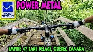 POWER METAL BALADE Mountain Bike Trail #subscribe Empire 47 Bike Park@insta360