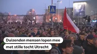 LIVE: Stille tocht voor slachtoffers aanslag Utrecht