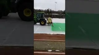 Using Optik Bronco to keep grass covers warm