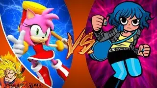 Amy Rose VS Ramona Flowers | DEATH BATTLE! REACTION!!!