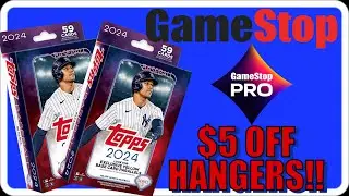 2024 Topps Series 2 hangers $5 off with GameStop PRO members discount