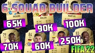 FIFA 22 SQUAD BUILDER 60K 65K 70K 90K 100K 250K TEAM SQUAD BUILDER FUT CHAMPIONS TEAM FIFA 22