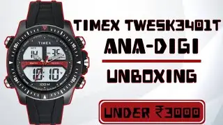 Timex-TWESK3401T Analog-Digital Watch | Unboxing | Under ₹3000