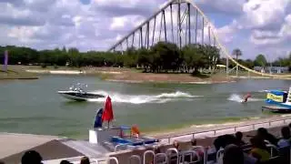 Water Ski Show - Ski Flip While Sitting in a Chair