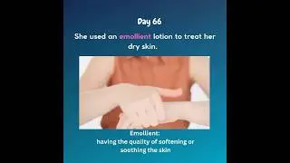 One Word a Day: Day 66  Emollient  #하루한단어 #satvocabulary #sat단어