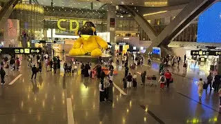 Hamad International Airport with Kids | Travel & Lounge experience with Qatar Airways | Family vlog