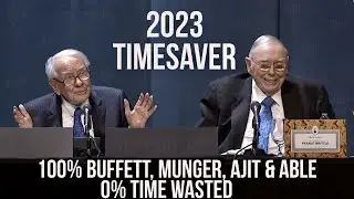 TIMESAVER 2023 Berkshire Hathaway Annual Meeting with Charlie Munger & Warren Buffett