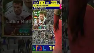Lothar Matthaus the highlights shot beautiful🏆💞#efootball2025 #efootball2024 #pesmobile