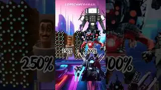 Upgraded Gman Toilet 100% vs Upgraded Titan Trio 100%#skibiditoilet #viral @DaFuqBoom