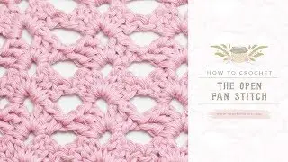 How To: Crochet The Open Fan Stitch | Easy Tutorial by Hopeful Honey