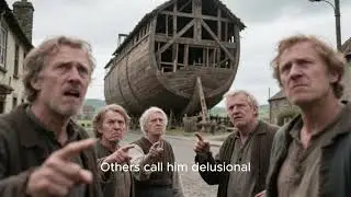 He says a great flood is coming on December 25, 2025&hellip; and he&rsquo;s building a boat to survive.