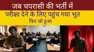 जब चपरासी की भर्ती में परीक्षा देने पहुंच गया भूत#storyinhindi#horrorstory#bhutiyakahani 