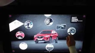 AFTER-MOUSE.COM : Mazda Configurator on Samsung SUR40