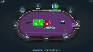 Stake.us Poker - All-in strategy with K K for a $87 pot.