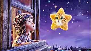 Twinkle Twinkle Little Star | Cute Cat Version | Nursery Rhymes & Kids Songs | Animated