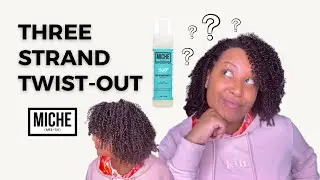Three Strand Twist-out ft. Miche Beauty